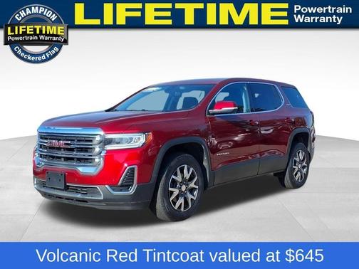 Volcanic Red 2023 GMC Acadia SLE