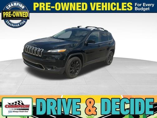 Diamond Black 2018 Jeep Cherokee Limited
