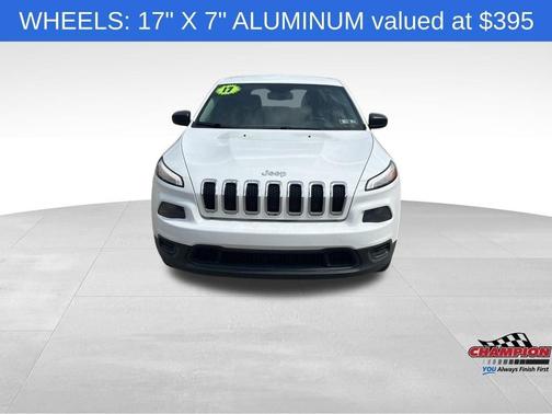 Bright White Clearcoat 2017 Jeep Cherokee Sport