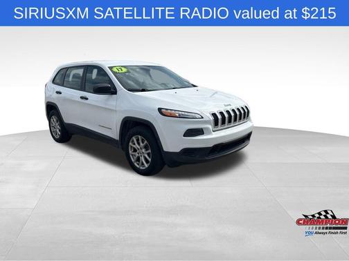 Bright White Clearcoat 2017 Jeep Cherokee Sport