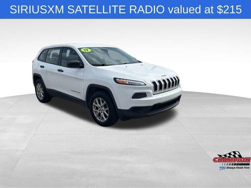 Bright White Clearcoat 2017 Jeep Cherokee Sport