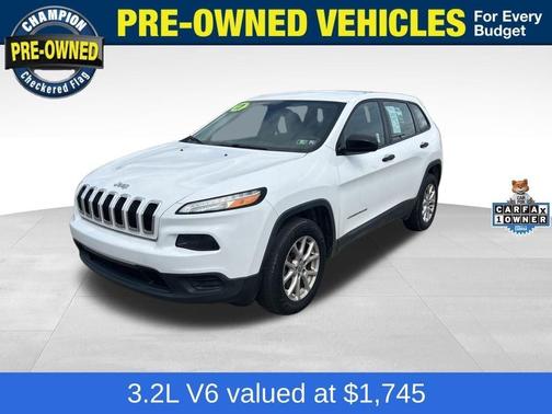 Bright White Clearcoat 2017 Jeep Cherokee Sport