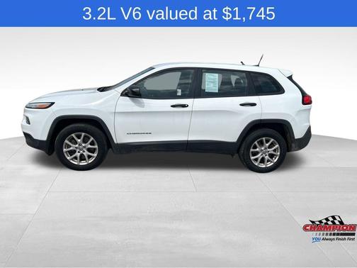 Bright White Clearcoat 2017 Jeep Cherokee Sport