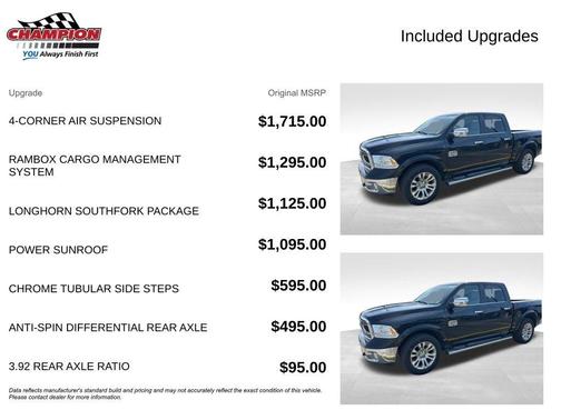 Brilliant Black Crystal Pearlcoat 2018 RAM 1500 Longhorn