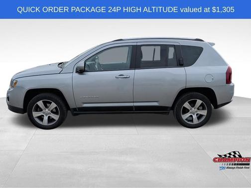 Billet Silver Metallic Clearcoat 2017 Jeep Compass Latitude