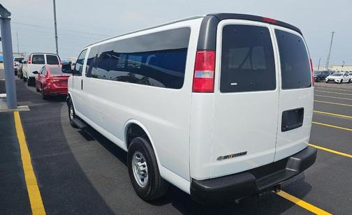 White 2023 Chevrolet Express 3500 LS