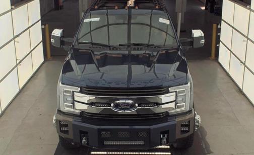 Blue 2017 Ford F-350 King Ranch