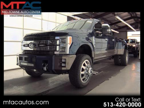 Blue 2017 Ford F-350 King Ranch