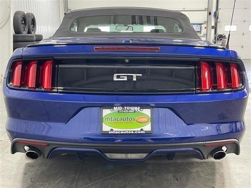 Blue 2015 Ford Mustang GT Premium