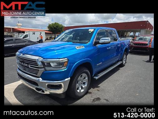 Blue 2021 RAM 1500 Laramie