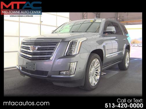 Gray 2019 Cadillac Escalade Platinum