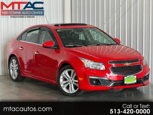 Red 2015 Chevrolet Cruze LTZ