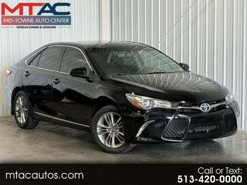 Black 2017 Toyota Camry XLE