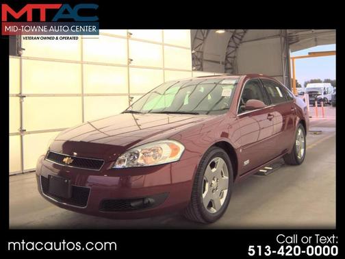Red 2008 Chevrolet Impala SS
