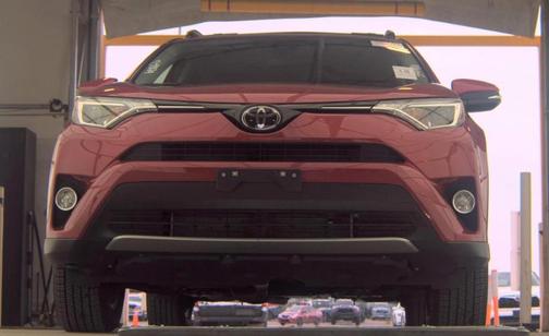 Red 2017 Toyota RAV4 XLE