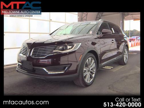 Burgundy 2018 Lincoln MKX Reserve