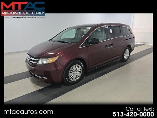Red 2016 Honda Odyssey LX