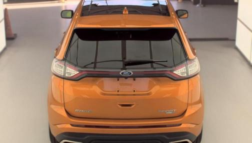 Orange 2016 Ford Edge Sport