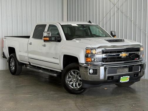 White 2018 Chevrolet Silverado 3500 LTZ