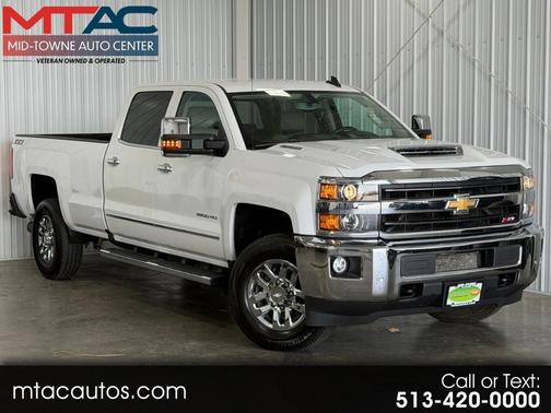 White 2018 Chevrolet Silverado 3500 LTZ