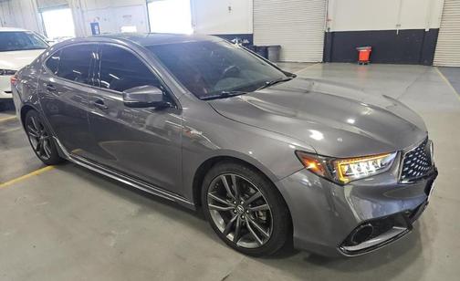 Gray 2020 Acura TLX 2.4L W/TECHNOLOGY/A-SPEC PKG
