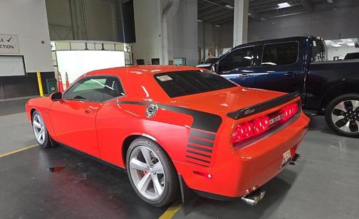Orange 2008 Dodge Challenger SRT8
