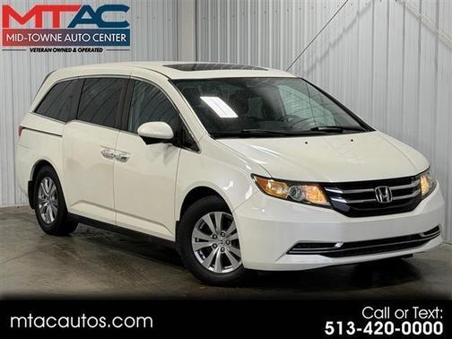 White 2015 Honda Odyssey EX-L