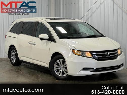 White 2015 Honda Odyssey EX-L