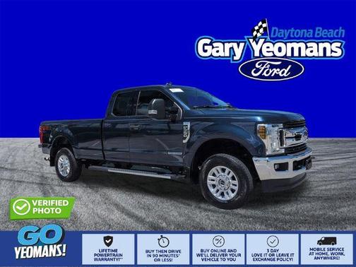 Blue 2019 Ford F-350 XLT Truck