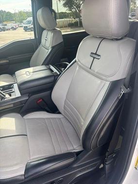 White Metallic 2023 Ford F-150 Lightning Platinum