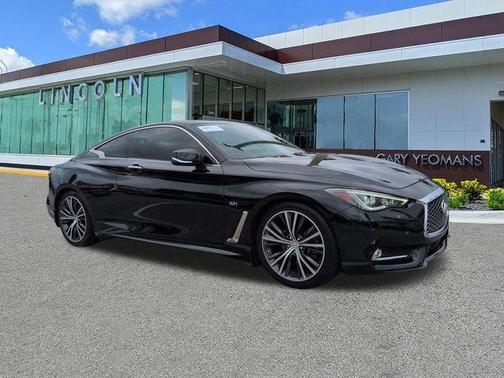 Black Obsidian 2018 INFINITI Q60 3.0t LUXE
