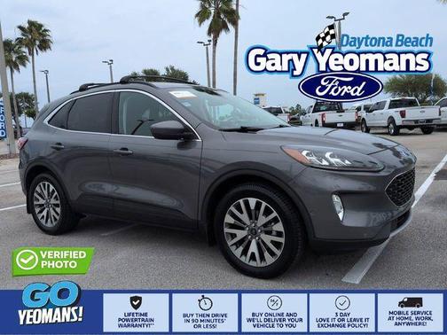 Gray Metallic 2021 Ford Escape Titanium