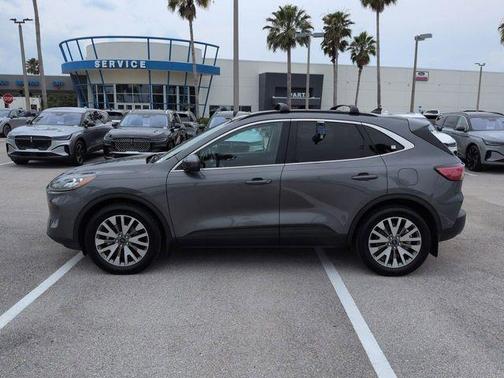 Gray Metallic 2021 Ford Escape Titanium