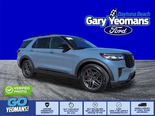 Vapor Blue 2025 Ford Explorer ST