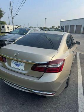 Tan 2017 Honda Accord EX-L
