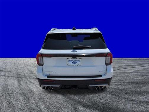 White Metallic 2025 Ford Explorer Platinum