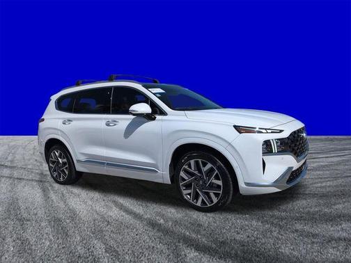 White Pearl 2023 Hyundai SANTA FE Calligraphy