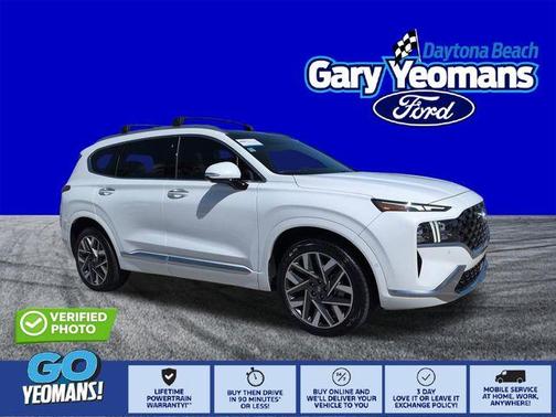 White Pearl 2023 Hyundai SANTA FE Calligraphy