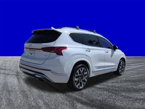 White Pearl 2023 Hyundai SANTA FE Calligraphy