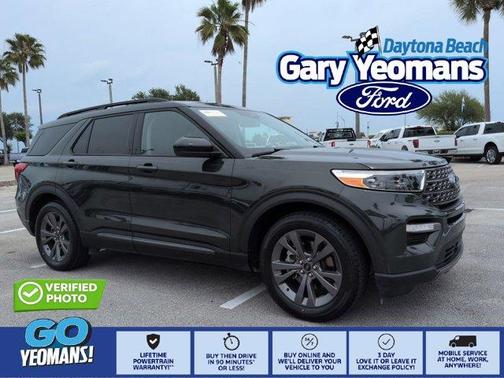 Forged Green Metallic 2024 Ford Explorer XLT