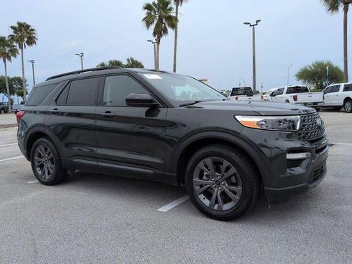 Green Metallic 2024 Ford Explorer XLT