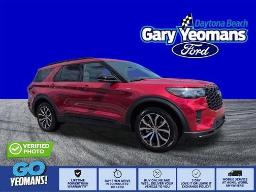 Red Metallic 2026 Ford Explorer ST-Line