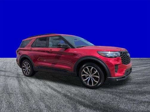 Red Metallic 2026 Ford Explorer ST-Line