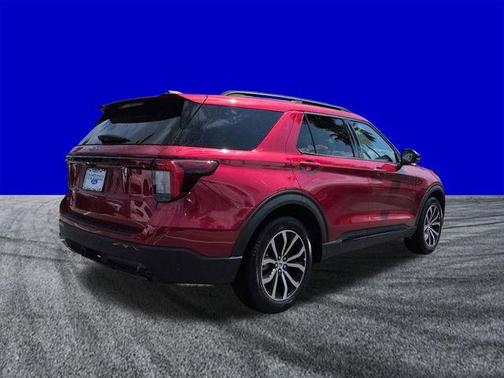 Red Metallic 2026 Ford Explorer ST-Line