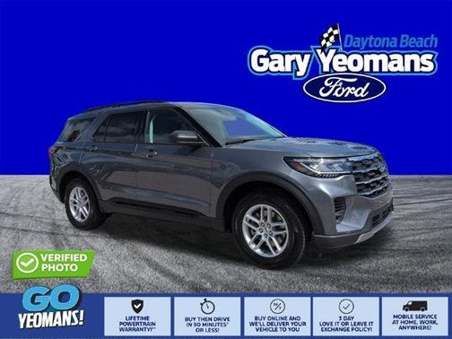 Gray 2026 Ford Explorer Active