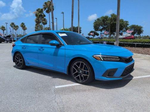 Blue 2022 Honda Civic Sport Touring