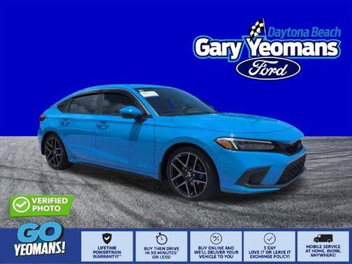 Blue 2022 Honda Civic Sport Touring