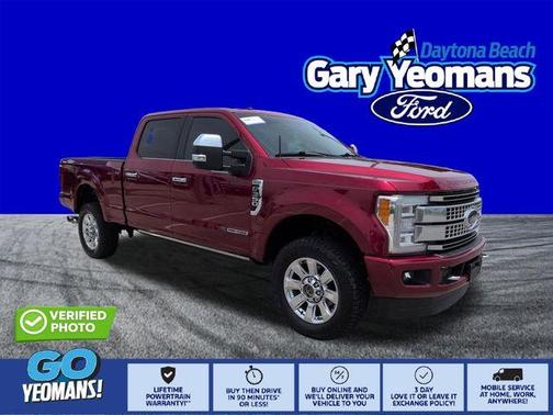 Ruby Red Metallic 2017 Ford F-350 Platinum