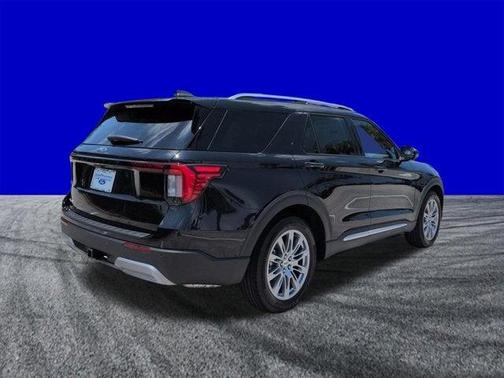 Black Metallic 2026 Ford Explorer Platinum