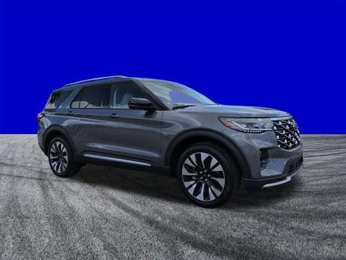 Gray 2026 Ford Explorer Platinum